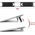 BUĞZ 2 Kademeli Katlanabilir ve Yapışkanlı Laptop Standı Siyah