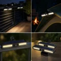 BUĞZ 2li Mandallı LED Solar Lamba - 36 LED - Hareket Sensörlü - 3 Modlu