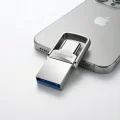 BUĞZ 2si 1 Arada USB 3.2 Type-C Ve USB 64GB Metal Flash Disk