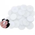 BUĞZ 20 Adet Şeffaf Yuvarlak 3 Cm Çaplı Güçlü Disk Yapışkanlar Bx40
