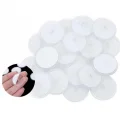 BUĞZ 20 Adet Şeffaf Yuvarlak 3 Cm Çaplı Güçlü Disk Yapışkanlar Bx40