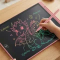 BUĞZ 20 Inc Renkli Lcd Grafik Dijital Kalemli Çizim Tableti Yazı Tahta Not Yazma Eğitim Tableti Pembe