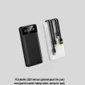 BUĞZ 20.000 mAh 4 Çıkışlı LED Göstergeli Hızlı Şarj Powerbank - Lisinya