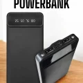 BUĞZ 20.000 Mah Led Işıklı LCD Ekran USB Girişli Type-C Lightning Powerbank Yeni Nesil