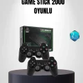 BUĞZ 20000 Oyunlu 4K Retro Game Stick – Kablosuz Çift Kollu Atari Konsolu