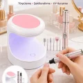 BUĞZ 20.000 RPM Tırnak Matkabı + Mini LED Oje Kurutma Cihazı Seti Yeni Nesil