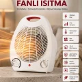 BUĞZ 2000W Taşınabilir Elektrikli Fanlı Isıtıcı – Hızlı Isınma, Kompakt Boy