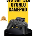  2025 A Kalite S10 Gamepad 520 Oyunlu TV Bağlantılı Retro Atari Konsolu
