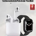 BUĞZ 2025 Model Akıllı Saat ve 2.Nesil TWS Bluetooth Kulaklık ANC Özelliği Amoled Ekran - BUĞZ
