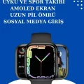 BUĞZ 2025 Model Akıllı Saat ve 2.Nesil TWS Bluetooth Kulaklık ANC Özelliği Amoled Ekran - BUĞZ
