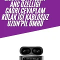BUĞZ 2025 Model Bluetooth Kulaklık Dokunmatik Ekran Yüksek Ses Kalitesi Yeni Nesil