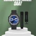 BUĞZ 2025 Model Yuvarlak Ekran Android ve İOS Uyumlu GPS Takibi Yapabilen Akıllı Saat Yeni Nesil - BUĞZ