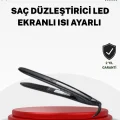  2025 Seri Profesyonel Isı Ayarlı Titanyum Kaplama Saç Düzleştirici Dijital Ekranlı