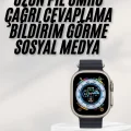 BUĞZ 2025 Yeni Model Akıllı Saat Android ve İOS Uyumlu Çağrı Cevaplama
