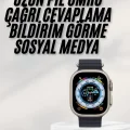 BUĞZ 2025 Yeni Model Akıllı Saat Android ve İOS Uyumlu Çağrı Cevaplama - BUĞZ