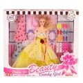  207 Ayakkabı Setli Candy Girl Bebek -Efe Toys