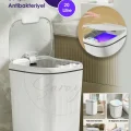  20L UV Işık Antibakteriyel Akıllı Koku Geçirmez Teknolojik Sensörlü Çöp Kovası Ofis Banyo Mutfak