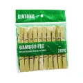 BUĞZ 20pcs Ahşap Bambu Mandal Bx40