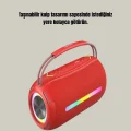  20W Kablosuz Bluetooth Hoparlör RGB Işık Efektli USB/SD/AUX Destekli