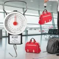 BUĞZ 22 Kg/50lb Kancalı Tartı Aleti 1 Metre Mezuralı Askılı Balıkçı Terazisi