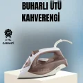 BUĞZ 2200 Watt Buharlı Ütü Kahverengi Seramik Taban Şok Buharlı