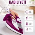 BUĞZ 2200W Seramik Kaplama Estetik Tasarımı 360 Derece Dönebilir Kablosu Yeni Nesil