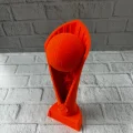 BUĞZ 23cm Turuncu Basketbol Kupa Biblo Modern Ödül Dekor Ürünü