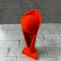 BUĞZ 23cm Turuncu Basketbol Kupa Biblo Modern Ödül Dekor Ürünü - Lisinya