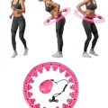 BUĞZ 24 Bölüm Akıllı Hula Hoop Bel Masajlı Düşmeyen Spor Çemberi