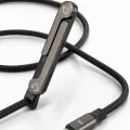 BUĞZ 240W Type-C to Type-C Katlanabilir Standlı Hızlı Şarj Kablosu