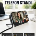 BUĞZ 240W Type-C to Type-C Telefon Stand Özellikli Şarj Kablosu