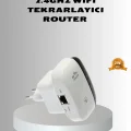 BUĞZ 2.4G WiFi Sinyal Çoğaltıcı Router Genişletici Güçlü Antenli