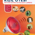 BUĞZ 250W Kızılötesi (infrared) Isıtıcılı Hayvan Isıtma ve Kuluçka Lambası (Kırmızı Işık) E27 (Kalın Duy)
