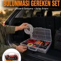 BUĞZ 27 Parça Oto Güvenlik ve Bakım Seti Şeffaf Taşıma Kutulu Araç Ekipman Çantasız