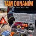BUĞZ 27 Parça Profesyonel Oto Acil Durum ve Araç Yardım Ekipman Seti Taşıma Kutulu