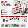 BUĞZ 2pcs Pprc Boru Diş Açma Matkap Uç Aparat Bx40