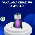 BUĞZ 2’si 1 Arada LED Işıklı Elektrikli Böcek Öldürücü