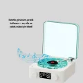 BUĞZ 3-1 Kablosuz Bluetooth Hoparlör – Gece Lambalı, Saatli, Retro Tasarım