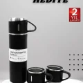  3 Bardaklı Termos Seti Anneler Gününe Özel Hediye Taşınabilir Sızdırmaz Isı Koruyucu