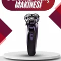 BUĞZ 3 Bıçaklı Döner Başlıklı Sakal Sıfır Alma Tıraş Makinesi Profesyonel Paslanmaz Çelik - Lisinya
