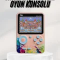 BUĞZ 3 İnç Ekran 500 Oyunlu Game Box Mini Taşınabilir Oyun Konsolu