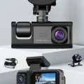 BUĞZ 3 Kameralı Dashcam Araç İçi Kamera Ön Arka İç Görüşlü Oto Kamera