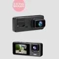  3 Kanallı Araç DVR – Ön + İç + Arka Kamera ile Tam Kapsama, Yüksek Güvenlik