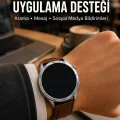 BUĞZ 3 Kordonlu Bluetooth Görüşme Özellikli Akıllı Saat Seti