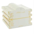 BUĞZ 100 Adet 8x10 cm Mukavva Bileklik Kartı - 3Lü Yaldızlı Kalın, Takı Organizer Aksesuarı BX-313735