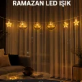 BUĞZ 3 Metre Ramazan LED Saçak Işık Ev İçi Dekoratif Aydınlatma