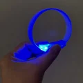 BUĞZ 3 Modlu Pilli Led Işıklı Esnek Parti Bilekliği Mavi