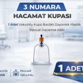 BUĞZ 3 Numara Hacamat Kupası 1 Adet Vakumlu Kupa Bardak Dayanıklı Plastik Manuel Hacamat Kabı