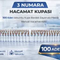 BUĞZ 3 Numara Hacamat Kupası 100 Adet Vakumlu Kupa Bardak Dayanıklı Plastik Manuel Hacamat Kabı
