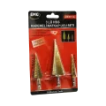 BUĞZ 3 Parça  Hss Kademeli Matkap Ucu Set Bx40